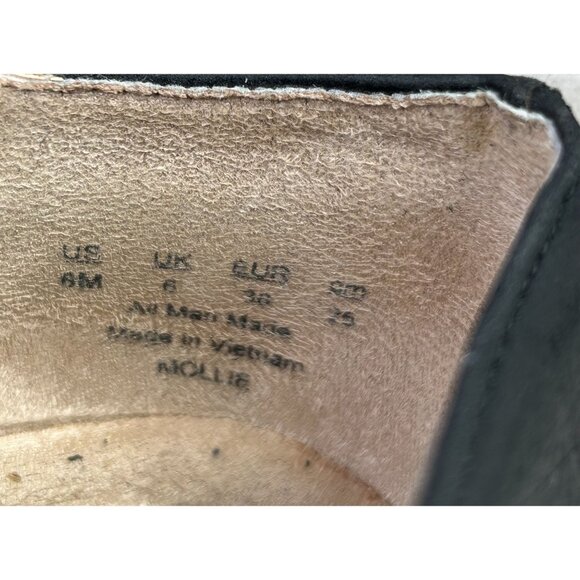 Abella True Comfort Mollie Black Shoes Women's 6M Flats Adjustable Hook & Loop - Picture 14 of 14